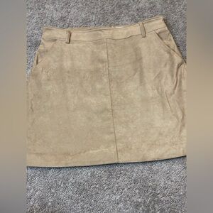 Hollister high rise Suede Skirt